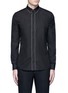 Main View - Click To Enlarge - GIVENCHY - Chain link trim cotton poplin shirt