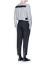 Figure View - Click To Enlarge - GIVENCHY - Hopsack patch stripe shirt