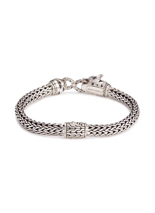 Figure View - Click To Enlarge - JOHN HARDY - Diamond topaz silver Macan bracelet