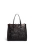 Back View - Click To Enlarge - ALAÏA - 'Vienne Vague' large lasercut leather tote