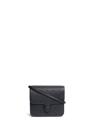 Main View - Click To Enlarge - ALAÏA - 'Arabesque' stud leather crossbody bag