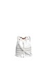 Main View - Click To Enlarge - ALAÏA - 'Charniere' small woven base leather bucket bag