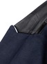 Detail View - Click To Enlarge - SCOTCH & SODA - Notch lapel cotton-linen blazer