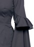 Detail View - Click To Enlarge - CAROLINE CONSTAS - 'Anastasia' oversized ruffle sleeve lace-up top