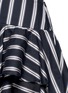 Detail View - Click To Enlarge - CAROLINE CONSTAS - 'Giulia' stripe high-low tiered ruffle skirt