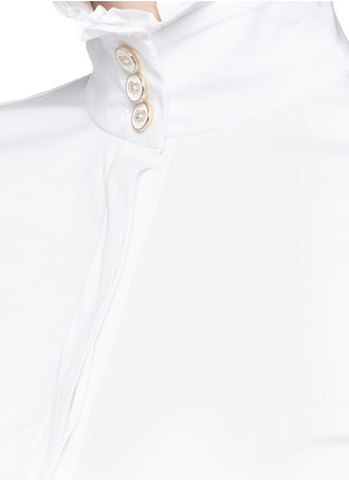 Detail View - Click To Enlarge - CAROLINE CONSTAS - 'Jacqueline' ruffle turtleneck bell sleeve shirt
