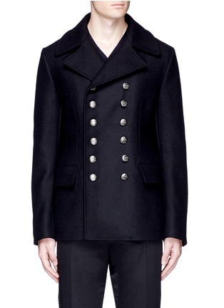 Main View - Click To Enlarge - - - Double breasted peacoat