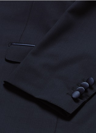  - - - 'Martini' satin trim wool-silk three piece tuxedo suit