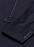  - - - 'Gold' slim fit contrast stitch wool suit