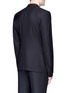 Back View - Click To Enlarge - - - Slim fit bee embroidery wool tuxedo blazer