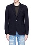 Main View - Click To Enlarge - - - Crown embroidery wool soft blazer