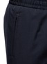 Detail View - Click To Enlarge - - - Slim fit drawstring wool-cotton pants