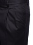 Detail View - Click To Enlarge - - - Slim fit pleated cotton pants