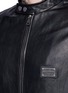 Detail View - Click To Enlarge - - - Leather racer jacket