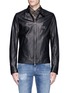 Main View - Click To Enlarge - - - Leather racer jacket
