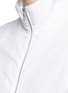 Detail View - Click To Enlarge - ACNE STUDIOS - 'Mahina Pop' high neck zip front shirt