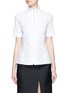 Main View - Click To Enlarge - ACNE STUDIOS - 'Mahina Pop' high neck zip front shirt