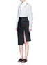 Figure View - Click To Enlarge - ACNE STUDIOS - 'Mahina Pop' high neck zip front shirt