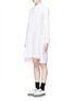 Front View - Click To Enlarge - ACNE STUDIOS - 'Rosamund Piqué' cotton shirt dress
