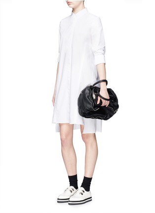 Figure View - Click To Enlarge - ACNE STUDIOS - 'Rosamund Piqué' cotton shirt dress