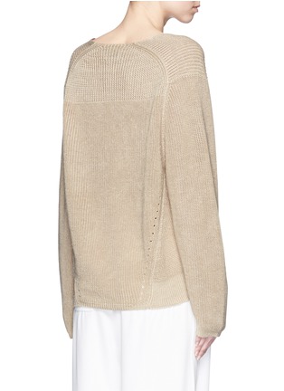 Back View - Click To Enlarge - ACNE STUDIOS - 'Deborah Chunky' linen sweater