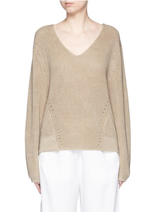 Main View - Click To Enlarge - ACNE STUDIOS - 'Deborah Chunky' linen sweater