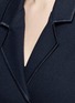 Detail View - Click To Enlarge - ACNE STUDIOS - 'Bariah Panama' asymmetric belt cotton-wool coat
