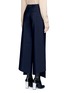 Back View - Click To Enlarge - ACNE STUDIOS - 'Haddie' asymmetric cuff wool-mohair wide leg pants