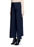 Front View - Click To Enlarge - ACNE STUDIOS - 'Haddie' asymmetric cuff wool-mohair wide leg pants