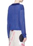 Back View - Click To Enlarge - ACNE STUDIOS - 'Phira' ribbed back linen sweater