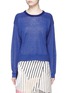 Main View - Click To Enlarge - ACNE STUDIOS - 'Phira' ribbed back linen sweater