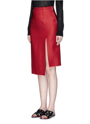 Front View - Click To Enlarge - ACNE STUDIOS - 'Lynton' wool-silk skirt