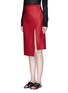 Front View - Click To Enlarge - ACNE STUDIOS - 'Lynton' wool-silk skirt