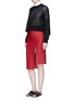 Figure View - Click To Enlarge - ACNE STUDIOS - 'Lynton' wool-silk skirt