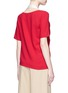 Back View - Click To Enlarge - ACNE STUDIOS - 'Maddock Sable' drape crepe top