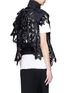 Back View - Click To Enlarge - SACAI - Floral embroidery lace layer trench jacket