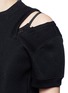 Detail View - Click To Enlarge - SACAI - Camisole back cutout shoulder sweatshirt