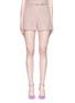 Main View - Click To Enlarge - ALICE & OLIVIA - 'Marisa' polka dot jacquard zip shorts