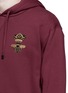 Detail View - Click To Enlarge - - - Crown and bee embroidery hoodie