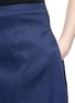 Detail View - Click To Enlarge - T BY ALEXANDER WANG - Stretch silk blend twill skort