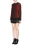 Figure View - Click To Enlarge - T BY ALEXANDER WANG - Honeycomb cable knit cotton blend sweater