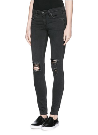 Front View - Click To Enlarge - RAG & BONE - 'Skinny' ripped jeans