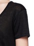 Detail View - Click To Enlarge - RAG & BONE - 'Bay' linen jersey T-shirt