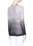 Back View - Click To Enlarge - RAG & BONE - 'Odette Ombré' raglan sleeve open knit sweater