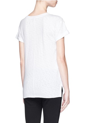 Back View - Click To Enlarge - RAG & BONE - 'The Pocket' slub cotton T-shirt