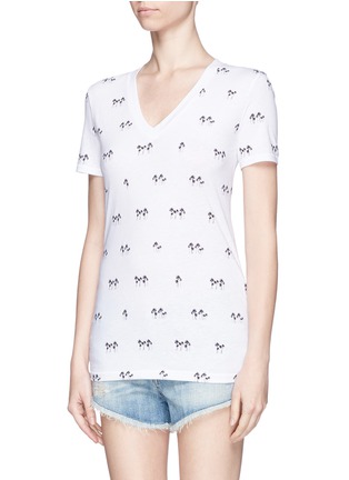 Front View - Click To Enlarge - RAG & BONE - 'Palm Ditsy' tree print T-shirt