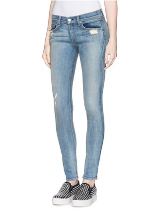 Front View - Click To Enlarge - RAG & BONE - 'Skinny' distressed jeans
