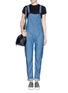 Detail View - Click To Enlarge - RAG & BONE - Patch pocket cotton overalls