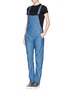 Figure View - Click To Enlarge - RAG & BONE - Patch pocket cotton overalls