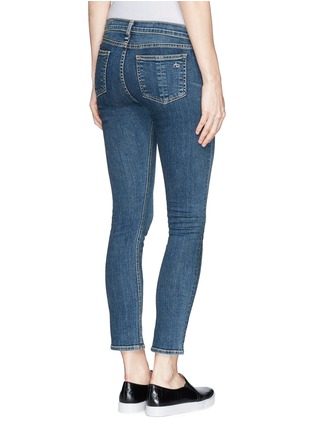 Back View - Click To Enlarge - RAG & BONE - 'Capri' cropped skinny jeans